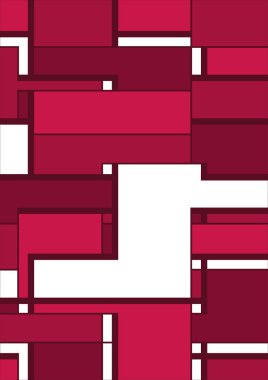 Soyut geometrik model arkaplan kare çizgileri renk sanat tasarımı. Renkli Bauhaus desen arkaplanı