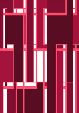 Soyut geometrik model arkaplan kare çizgileri renk sanat tasarımı. Renkli Bauhaus desen arkaplanı