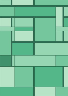 Soyut geometrik model arkaplan kare çizgileri renk sanat tasarımı. Renkli Bauhaus desen arkaplanı