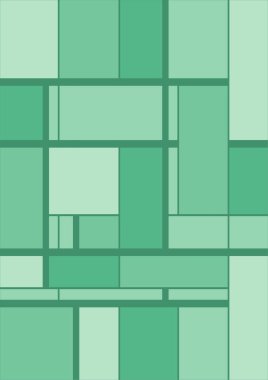 Soyut geometrik model arkaplan kare çizgileri renk sanat tasarımı. Renkli Bauhaus desen arkaplanı