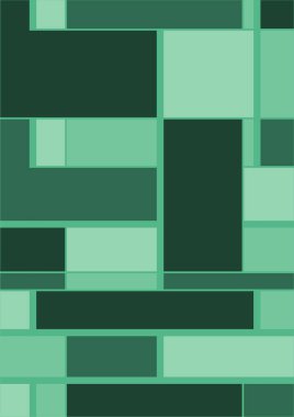 Soyut geometrik model arkaplan kare çizgileri renk sanat tasarımı. Renkli Bauhaus desen arkaplanı