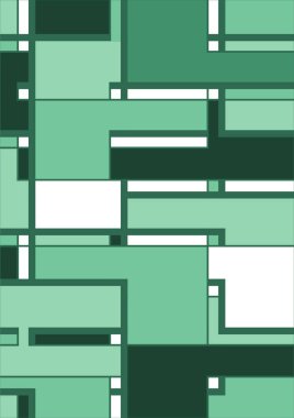 Soyut geometrik model arkaplan kare çizgileri renk sanat tasarımı. Renkli Bauhaus desen arkaplanı