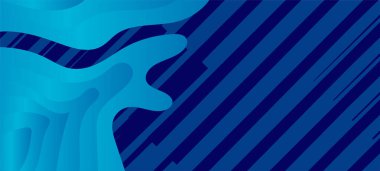 Geometrik çizgili kıvrımlı süslemeli soyut arkaplan. Dekoratif kıvrımlı çizgili desen kolajı süslemeleri şekillendirir.