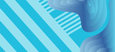 Çizgili desenli ve dikdörtgen yüzeyli soyut arkaplan. Geometrik şekillerin kolajı çizgi dokusunun üzerine süsleme.