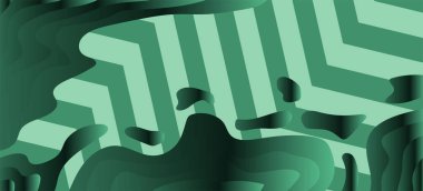 Çizgili desenli ve dikdörtgen yüzeyli soyut arkaplan. Geometrik şekillerin kolajı çizgi dokusunun üzerine süsleme.