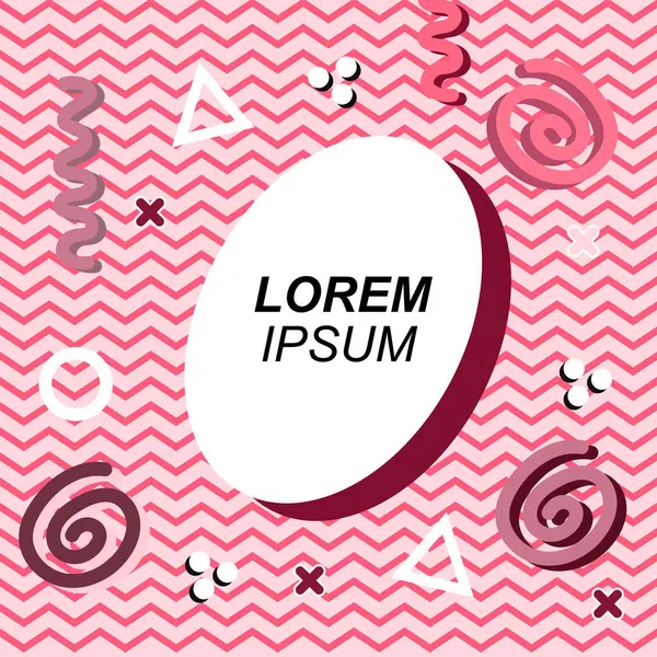 Çeşitli geometrik ve organik şekilli süslemeleri olan soyut arkaplan kare kartı. Sosyal medya içeriği için metin alanı olan kare poster. Geometrik memphis tarzıyla kare duvar kağıdı.