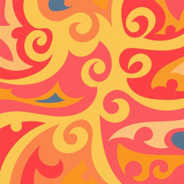 Kıvrımlı ve kıvrımlı soyut bir arkaplan. Kavisli şekilli süslemeleri olan soyut arkaplan.