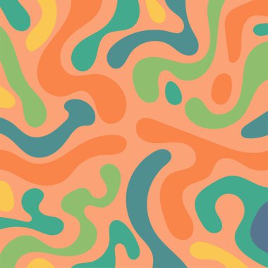 Kıvrımlı ve kıvrımlı soyut bir arkaplan. Kavisli şekilli süslemeleri olan soyut arkaplan.