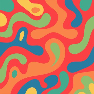 Kıvrımlı ve kıvrımlı soyut bir arkaplan. Kavisli şekilli süslemeleri olan soyut arkaplan.