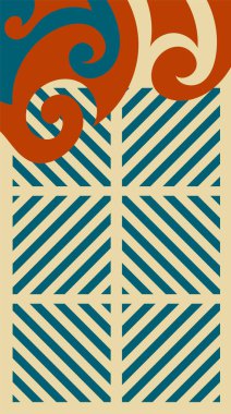 Girdap ve kıvrımlı soyut dikey arkaplan. Kavisli şekilli süslemeleri olan soyut dikey arkaplan.