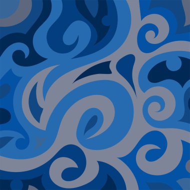 Kıvrımlı ve kıvrımlı soyut bir arkaplan. Kavisli şekilli süslemeleri olan soyut arkaplan.