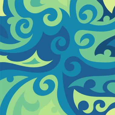 Kıvrımlı ve kıvrımlı soyut bir arkaplan. Kavisli şekilli süslemeleri olan soyut arkaplan.