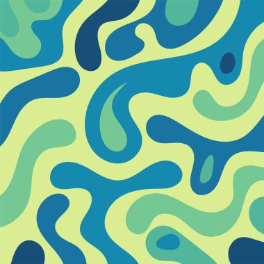 Kıvrımlı ve kıvrımlı soyut bir arkaplan. Kavisli şekilli süslemeleri olan soyut arkaplan.