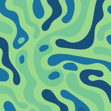 Kıvrımlı ve kıvrımlı soyut bir arkaplan. Kavisli şekilli süslemeleri olan soyut arkaplan.