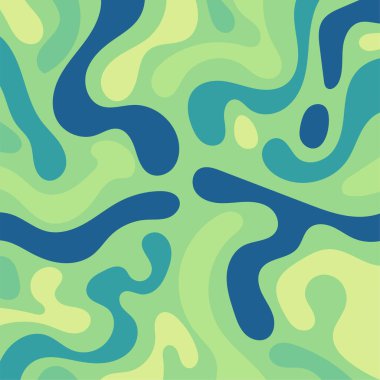 Kıvrımlı ve kıvrımlı soyut bir arkaplan. Kavisli şekilli süslemeleri olan soyut arkaplan.