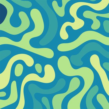 Kıvrımlı ve kıvrımlı soyut bir arkaplan. Kavisli şekilli süslemeleri olan soyut arkaplan.