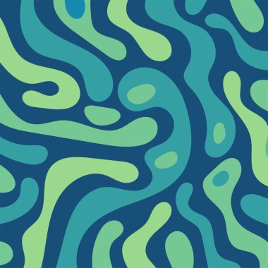 Kıvrımlı ve kıvrımlı soyut bir arkaplan. Kavisli şekilli süslemeleri olan soyut arkaplan.