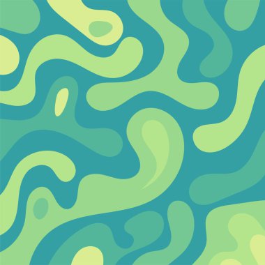 Kıvrımlı ve kıvrımlı soyut bir arkaplan. Kavisli şekilli süslemeleri olan soyut arkaplan.