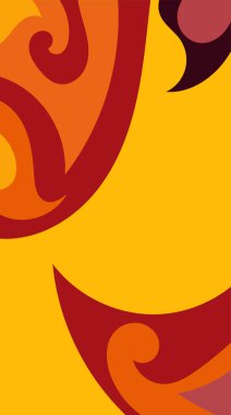 Girdap ve kıvrımlı soyut dikey arkaplan. Kavisli şekilli süslemeleri olan soyut dikey arkaplan.