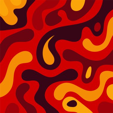 Kıvrımlı ve kıvrımlı soyut bir arkaplan. Kavisli şekilli süslemeleri olan soyut arkaplan.