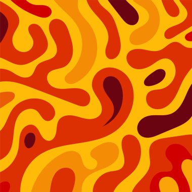 Kıvrımlı ve kıvrımlı soyut bir arkaplan. Kavisli şekilli süslemeleri olan soyut arkaplan.