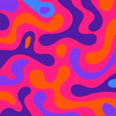 Kıvrımlı ve kıvrımlı soyut bir arkaplan. Kavisli şekilli süslemeleri olan soyut arkaplan.