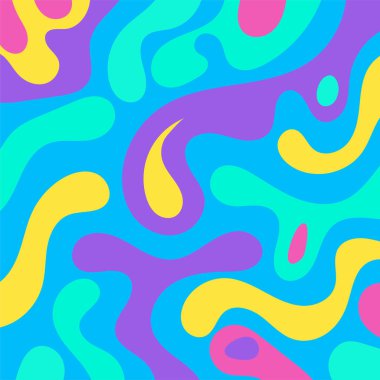 Kıvrımlı ve kıvrımlı soyut bir arkaplan. Kavisli şekilli süslemeleri olan soyut arkaplan.