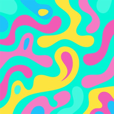 Kıvrımlı ve kıvrımlı soyut bir arkaplan. Kavisli şekilli süslemeleri olan soyut arkaplan.