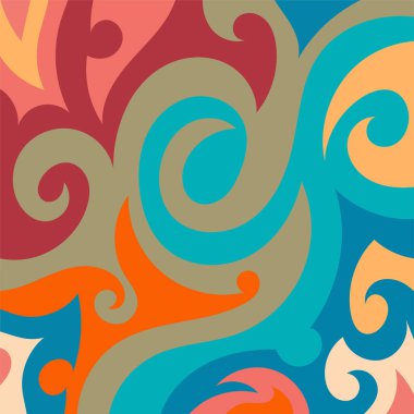 Girdap ve kıvrımlı soyut dikey arkaplan. Kavisli şekilli süslemeleri olan soyut dikey arkaplan.