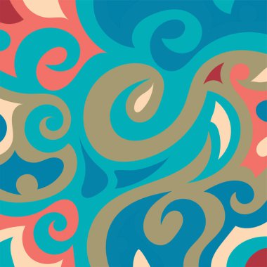 Girdap ve kıvrımlı soyut dikey arkaplan. Kavisli şekilli süslemeleri olan soyut dikey arkaplan.