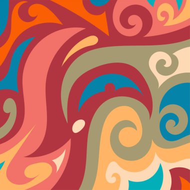 Girdap ve kıvrımlı soyut dikey arkaplan. Kavisli şekilli süslemeleri olan soyut dikey arkaplan.