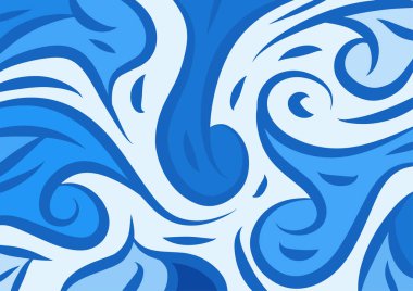 Dalgalı ve kıvrımlı kıvrımlı desenli soyut arkaplan