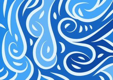 Dalgalı ve kıvrımlı kıvrımlı desenli soyut arkaplan