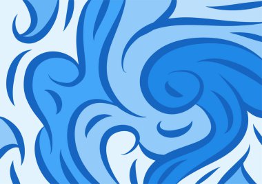 Dalgalı ve kıvrımlı kıvrımlı desenli soyut arkaplan