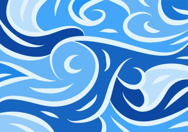 Dalgalı ve kıvrımlı kıvrımlı desenli soyut arkaplan