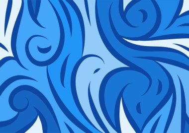 Dalgalı ve kıvrımlı kıvrımlı desenli soyut arkaplan