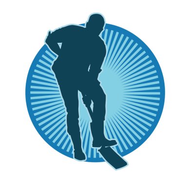 Bir erkek işçinin silüeti bir kürek aletiyle toprağı kazıyor..