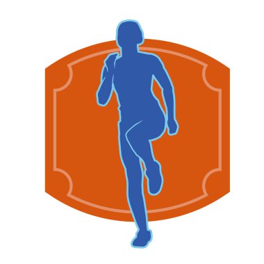 Zayıf, sportif bir kadının silüeti esneme hareketleri yapıyor. Fiziksel egzersiz yapan bir kadının silüeti.. 