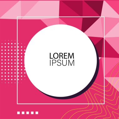 Memphis Style 'da soyut arka plan Renkli Retro Tasarım Süslü Detaylar ile. Soyut arkaplan soyut Memphis Şablonu Oyuncu Süslü Dokunuşlar. Kopyalama alanı olan soyut arkaplan.