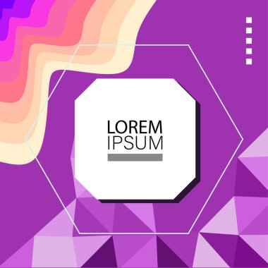 Memphis Style 'da soyut arka plan Renkli Retro Tasarım Süslü Detaylar ile. Soyut arkaplan soyut Memphis Şablonu Oyuncu Süslü Dokunuşlar. Kopyalama alanı olan soyut arkaplan.