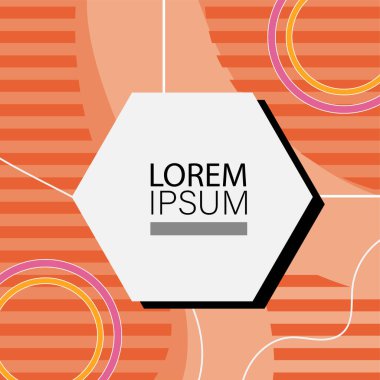 Memphis Style 'da soyut arka plan Renkli Retro Tasarım Süslü Detaylar ile. Soyut arkaplan soyut Memphis Şablonu Oyuncu Süslü Dokunuşlar. Kopyalama alanı olan soyut arkaplan.