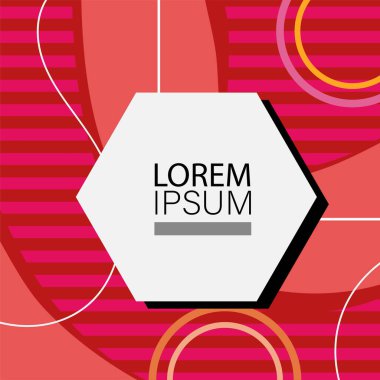 Memphis Style 'da soyut arka plan Renkli Retro Tasarım Süslü Detaylar ile. Soyut arkaplan soyut Memphis Şablonu Oyuncu Süslü Dokunuşlar. Kopyalama alanı olan soyut arkaplan.