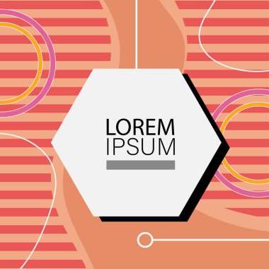 Memphis Style 'da soyut arka plan Renkli Retro Tasarım Süslü Detaylar ile. Soyut arkaplan soyut Memphis Şablonu Oyuncu Süslü Dokunuşlar. Kopyalama alanı olan soyut arkaplan.