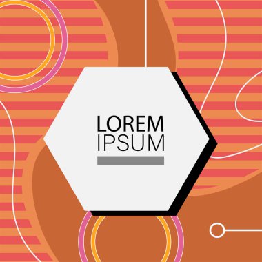 Memphis Style 'da soyut arka plan Renkli Retro Tasarım Süslü Detaylar ile. Soyut arkaplan soyut Memphis Şablonu Oyuncu Süslü Dokunuşlar. Kopyalama alanı olan soyut arkaplan.