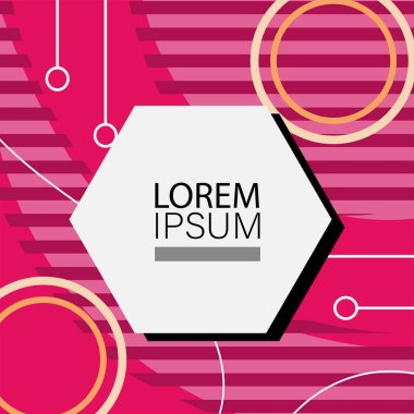 Memphis Style 'da soyut arka plan Renkli Retro Tasarım Süslü Detaylar ile. Soyut arkaplan soyut Memphis Şablonu Oyuncu Süslü Dokunuşlar. Kopyalama alanı olan soyut arkaplan.