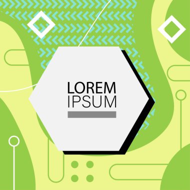 Memphis Style 'da soyut arka plan Renkli Retro Tasarım Süslü Detaylar ile. Soyut arkaplan soyut Memphis Şablonu Oyuncu Süslü Dokunuşlar. Kopyalama alanı olan soyut arkaplan.