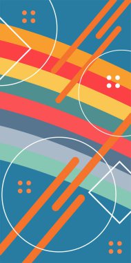 Oyuncu Soyut Arka plan Çizgileri, Eğriler ve Mozaik benzeri elementler. Tarz Vektör Arkaplanı: Çizgiler, Eğriler ve Dekoratif Şekiller. Poster veya sosyal medya için soyut arkaplan.