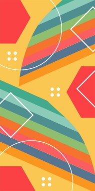 Oyuncu Soyut Arka plan Çizgileri, Eğriler ve Mozaik benzeri elementler. Tarz Vektör Arkaplanı: Çizgiler, Eğriler ve Dekoratif Şekiller. Poster veya sosyal medya için soyut arkaplan.