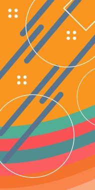 Oyuncu Soyut Arka plan Çizgileri, Eğriler ve Mozaik benzeri elementler. Tarz Vektör Arkaplanı: Çizgiler, Eğriler ve Dekoratif Şekiller. Poster veya sosyal medya için soyut arkaplan.