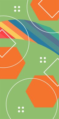 Oyuncu Soyut Arka plan Çizgileri, Eğriler ve Mozaik benzeri elementler. Tarz Vektör Arkaplanı: Çizgiler, Eğriler ve Dekoratif Şekiller. Poster veya sosyal medya için soyut arkaplan.